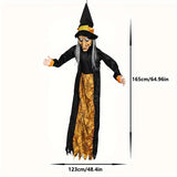 NNETM Motion-Activated Witch Sound Sensing Halloween Decoration