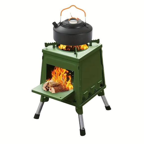 NNETM Folding Campfire Stove Portable Outdoor