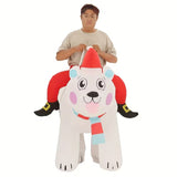 NNETM White Bear Inflatable Costume Adult Unisex