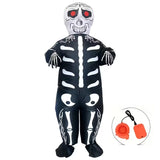 NNETM Halloween Skull Ghost Inflatable Costume Adult
