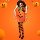 NNETM Halloween Pumpkin Costume Set for Women