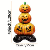 NNETM Halloween Witch Hat Pumpkin Cat Balloon Decor Set