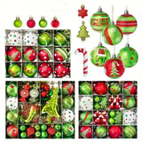 NNETM Christmas Ball Decoration Set Red Green White (46pcs)