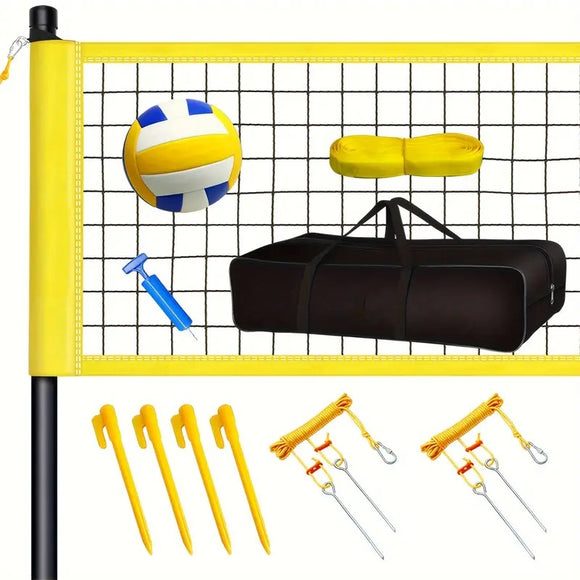 NNETM Volleyball Set Outdoor PVC Net with Accessories