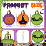 NNETM Halloween Tree Ornaments Spooky Baubles Set (24pcs)