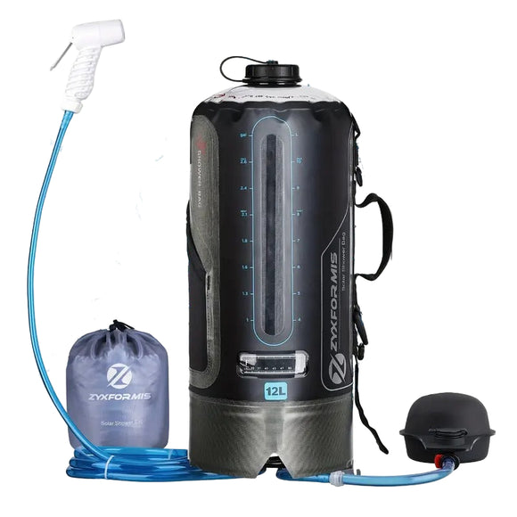 NNETM Shower Bag with Foot Pump