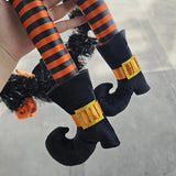 NNETM Halloween Wreath Door Hanging Pumpkin Skull Garland