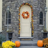 NNETM Halloween Harvest Wreath Decor