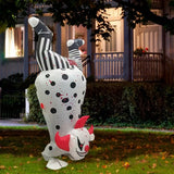 NNETM Halloween Inflatable Clown Set Battery