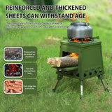 NNETM Folding Campfire Stove Portable Outdoor