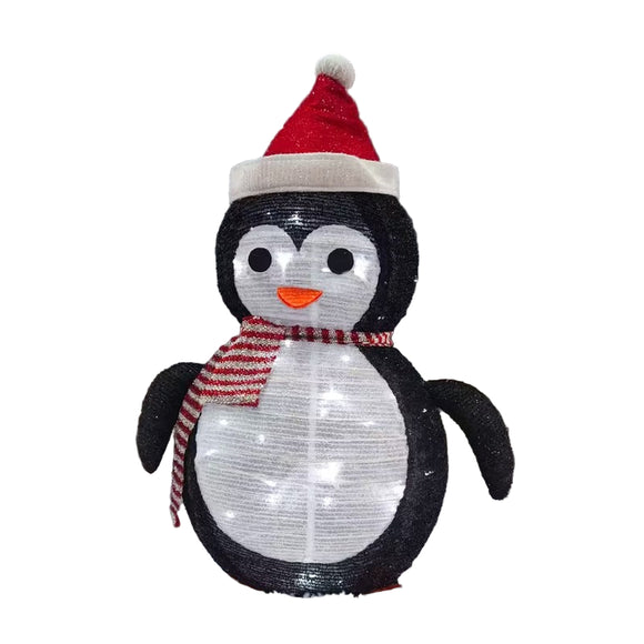 NNETM Christmas Penguin Decorative Light White Glow