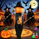 NNETM Halloween Pumpkin Inflatable Costume Full-Face Design