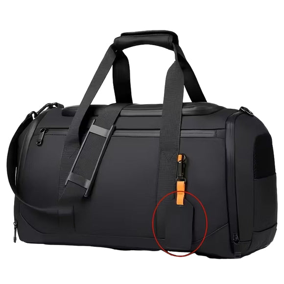 NNETM Nylon Travel Bag with Shoe Compartment