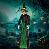 NNETM Voice-Activated Hanging Ghost Prop with Sound and Light