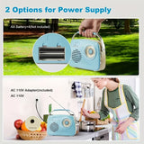 NNETM Portable USB/SD Card Bluetooth Radio Speaker