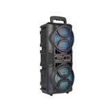 NNETM 3000W Portable Wireless Speaker with Dual Subwoofers