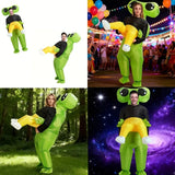 NNETM Self-Inflating Alien Abduction Costume with USB Power