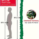 NNETM Lighted Christmas Wreath with Red Poinsettia