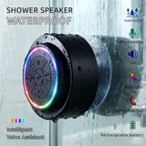 NNETM Wireless Speaker with Suction Cup & LED Lights