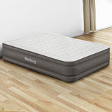 NNEDSZ Air Mattress Queen Inflatable Bed 46cm Airbed Grey
