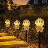 NNETM Halloween Solar Mummy Stake Light Decoration