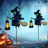 NNETM Halloween Solar LED Witch Pendant Light