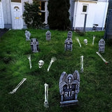 NNETM Halloween Skeleton Stakes for Outdoor (5pcs)