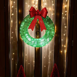 NNETM Outdoor Christmas Wreath with LED Lights