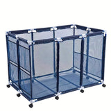 NNETM Mesh Pool Storage Organizer Cart with Wheels