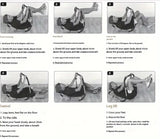 NNETM Abdominal Exerciser Iron Back Extension Bench with Cushion