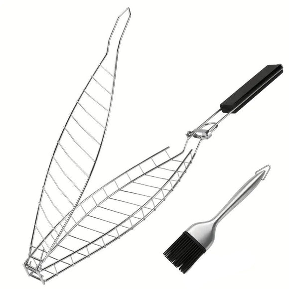 NNETM Fish Grilling Basket with Handle