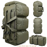 NNETM Military Duffel Backpack 80L Outdoor Travel Bag