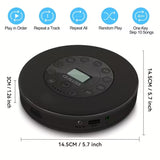 NNETM CD Player with Dual Stereo Speakers