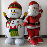 NNETM Santa & Snowman Foil Balloons (2-Pack)
