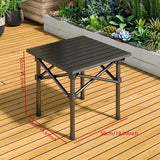 NNETM Portable Folding Camping Table for Outdoor and Beach