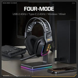 NNETM Wireless Gaming Headset GT828 with RGB & Mic