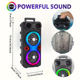 NNETM Wireless Party Speaker with RGB Bass Sound