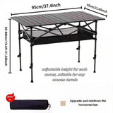 NNETM Iron Folding Camping Table
