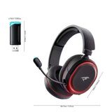NNETM Wireless Gaming Headset Surround Sound RGB Mic