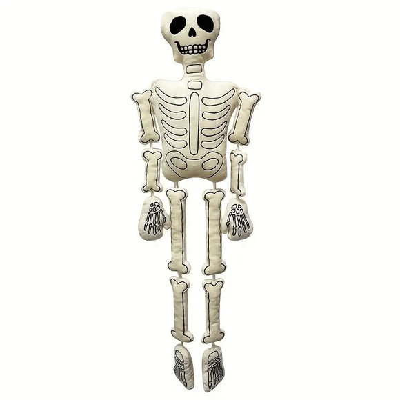 NNETM Plush Skull Skeleton Doll Halloween Decor