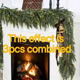 NNETM 3pcs Artificial Christmas Cedar Vine