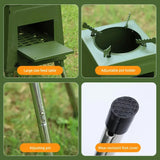 NNETM Folding Campfire Stove Portable Outdoor