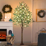 NNETM Christmas LED Lighted Artificial Green Tree