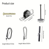 NNETM Wall Pulley Rope System Training Equipment