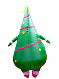 NNETM Men's Inflatable Christmas Tree Costume Full Set