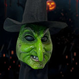 NNETM 3D Halloween Witch Mask Lantern Hanging Decoration