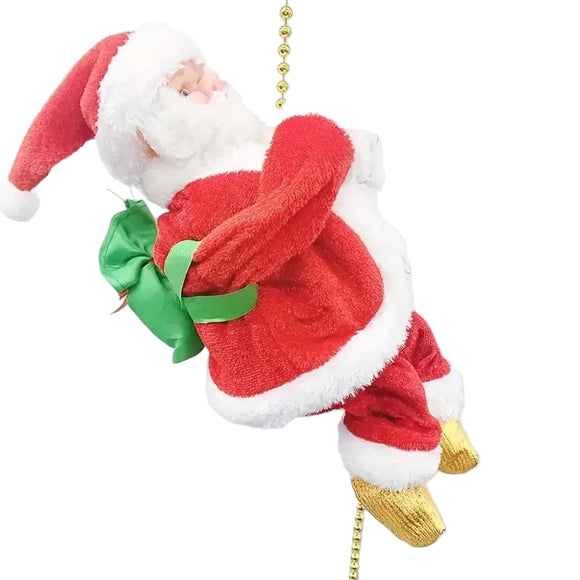 NNETM Climbing Rope Santa Hanging Christmas Decoration