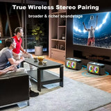 NNETM Portable Karaoke Speaker with 2 Wireless Microphones