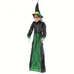 NNETM Voice-Activated Hanging Ghost Prop with Sound and Light