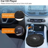 NNETM CD Player with Dual Stereo Speakers